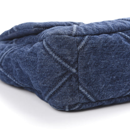 Chanel Denim Quilted Medium 19 Flap Blue 7 of 10