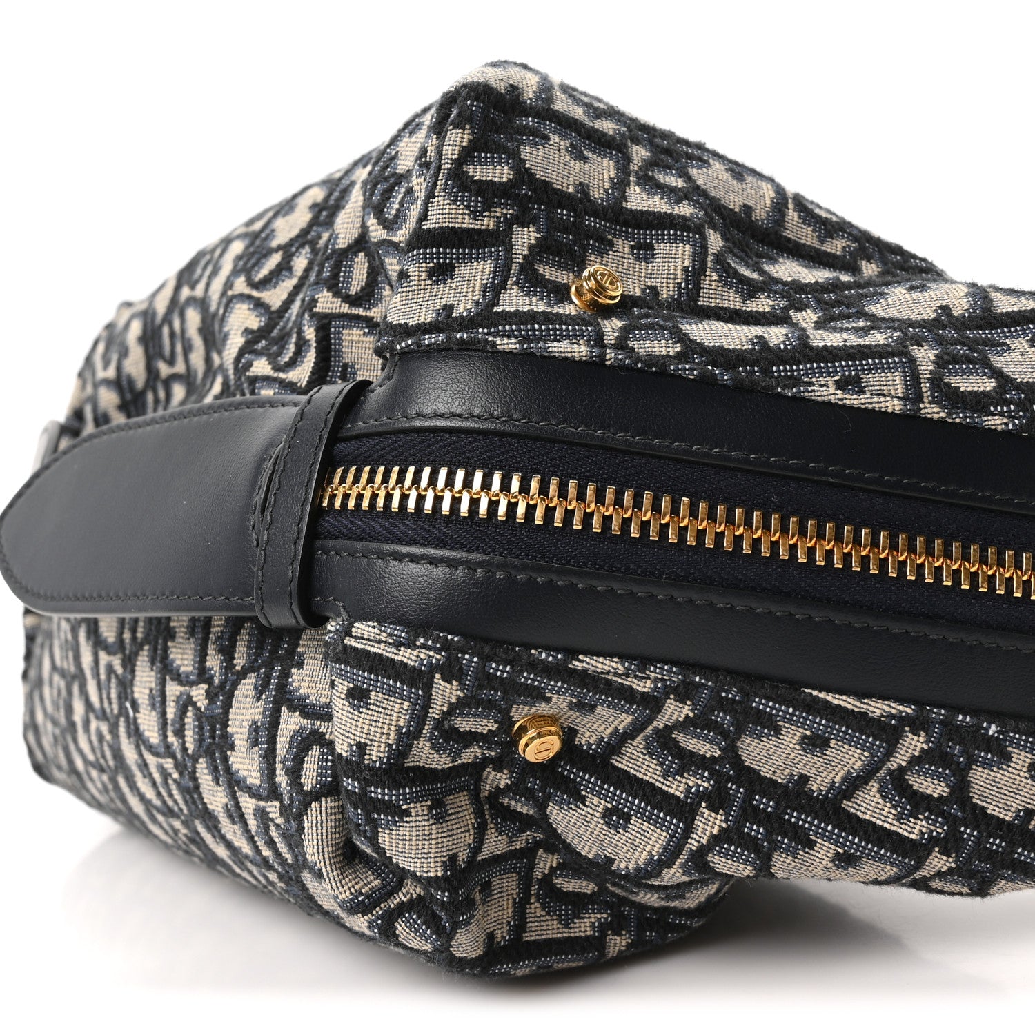 Christian Dior Oblique Small D-Journey Bag Blue 10 of 10