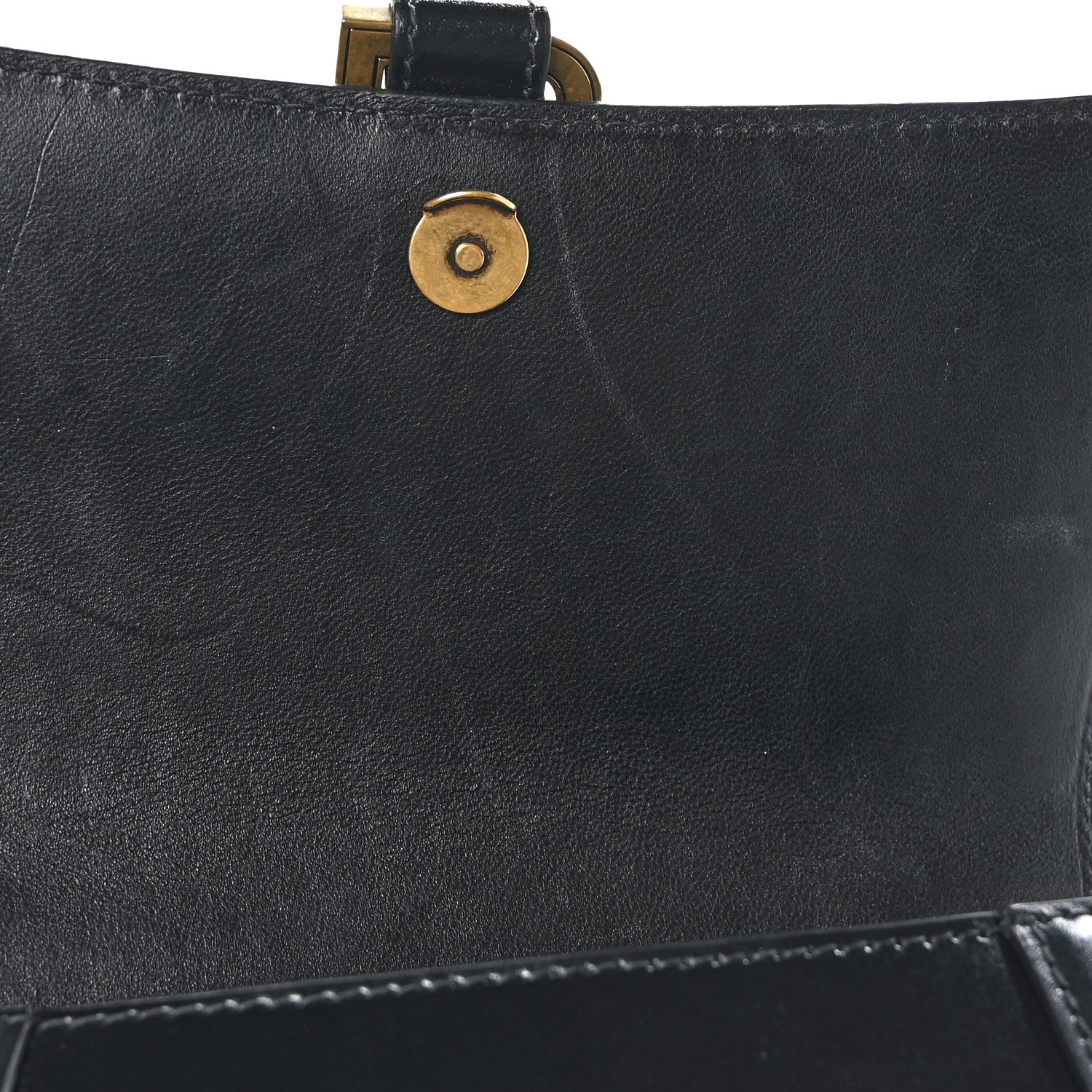 Balenciaga Shiny Box Calfskin Small Hourglass Top Handle Bag Black 10 of 10