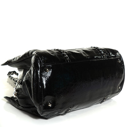 Chanel Patent Calfskin Large Luxe Ligne Tote Black 4 of 8