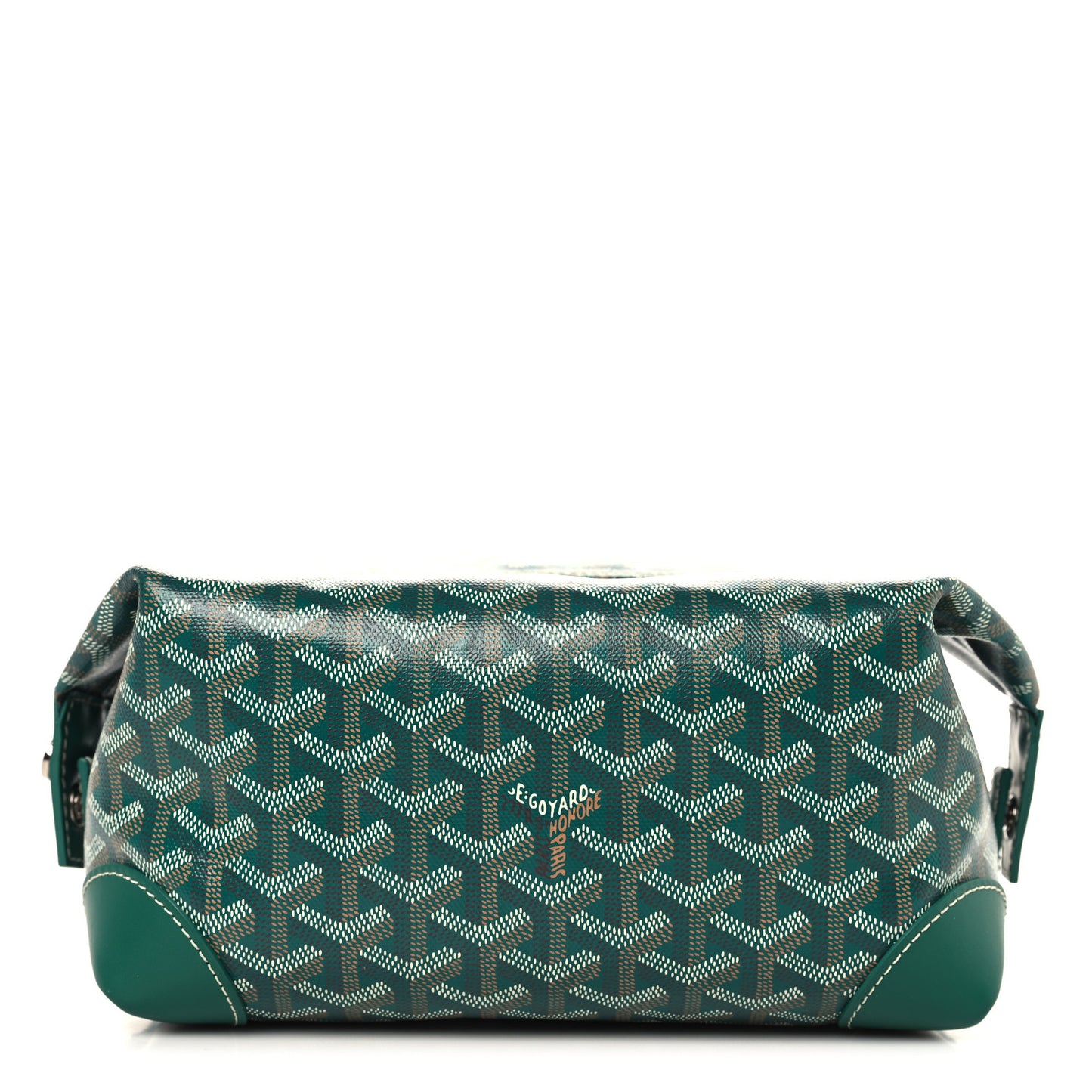 Goyardine Boeing 25 Trousse de Toilette Green