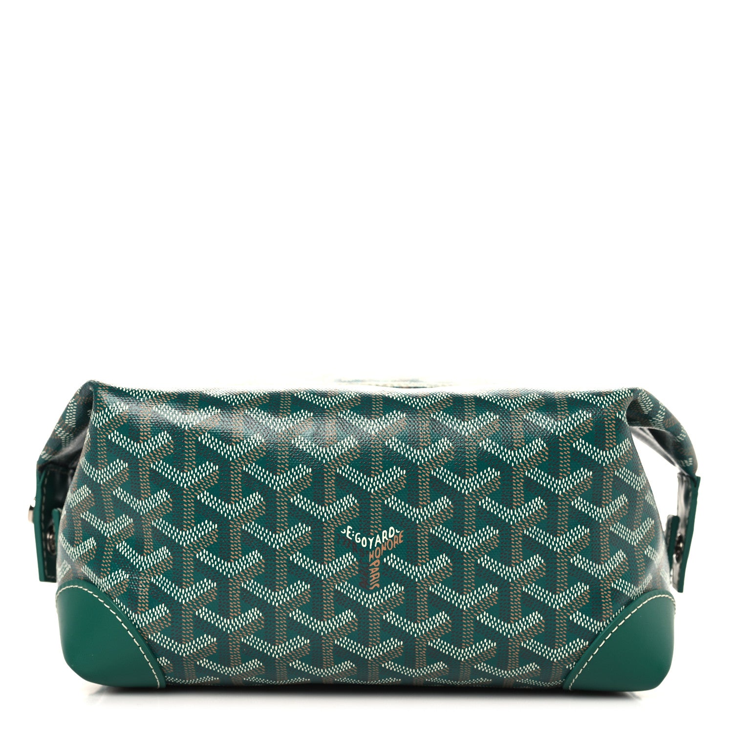 Goyard Goyardine Boeing 25 Trousse de Toilette Green 1 of 12