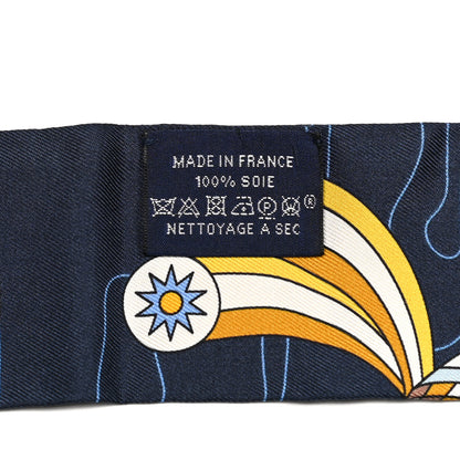 Hermes Silk Odyssey Twilly Marine Gold Ciel 4 of 4
