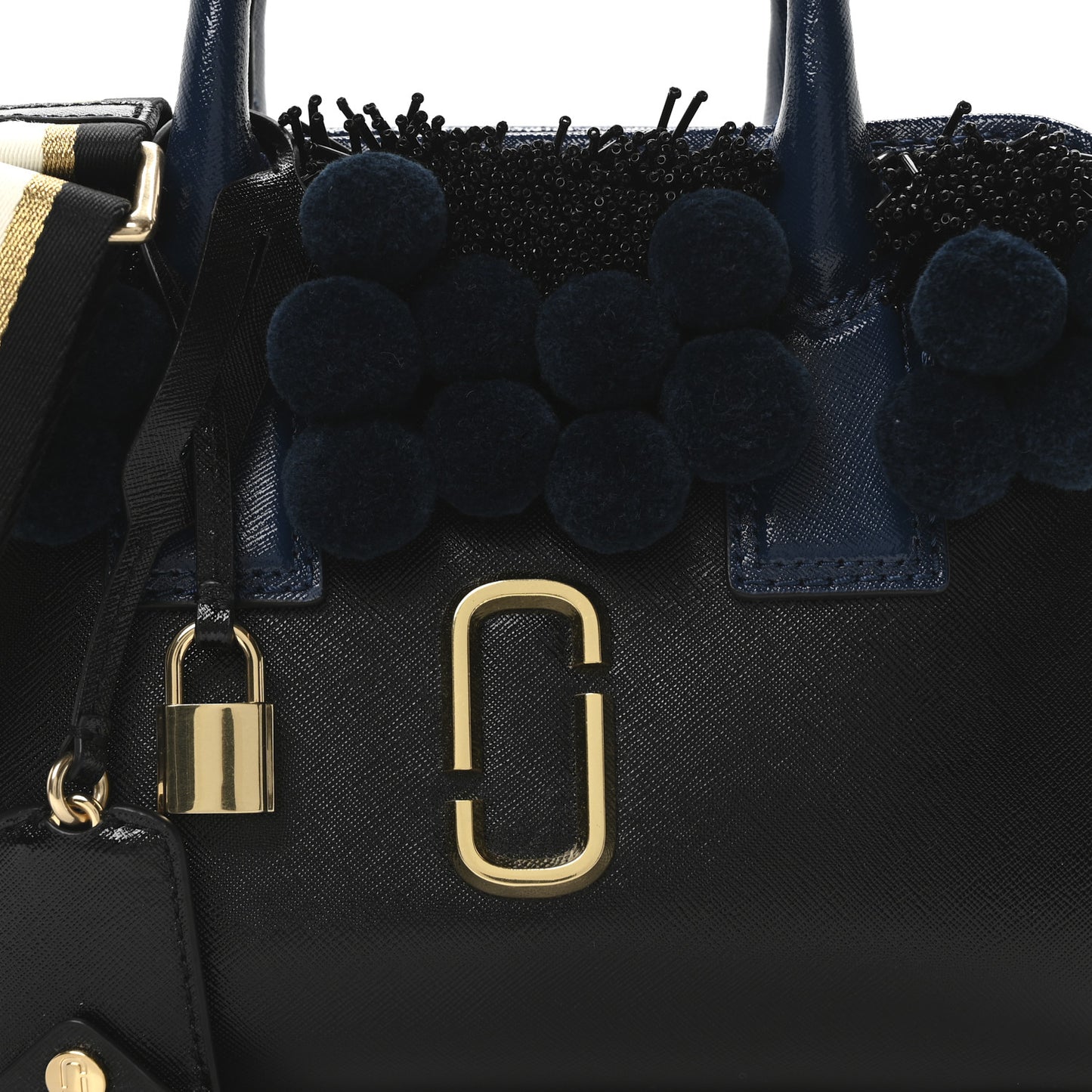 Saffiano Little Big Shot Tote Black Multicolor
