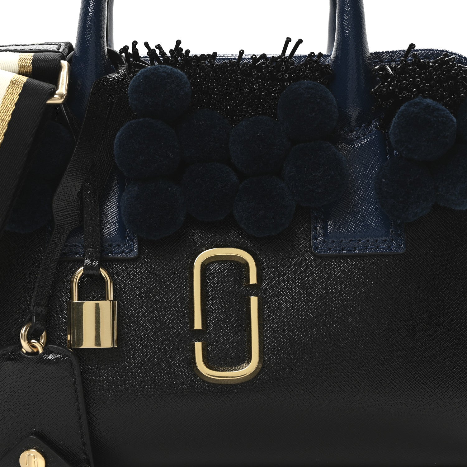 Marc Jacobs Saffiano Little Big Shot Tote Black Multicolor 8 of 10