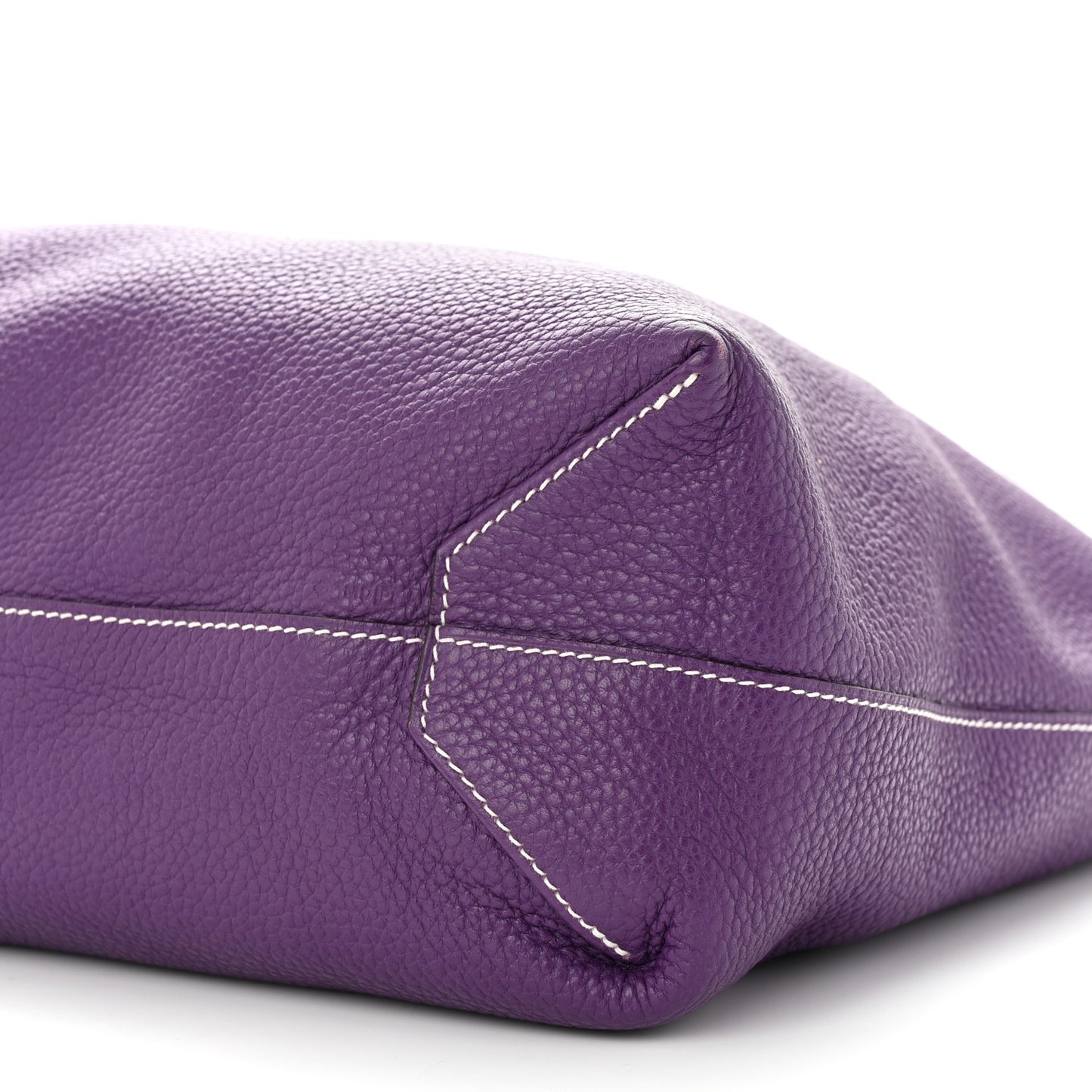 Taurillon Clemence Double Sens 45 Reversible Tote Bleu Zanzibar Ultraviolet