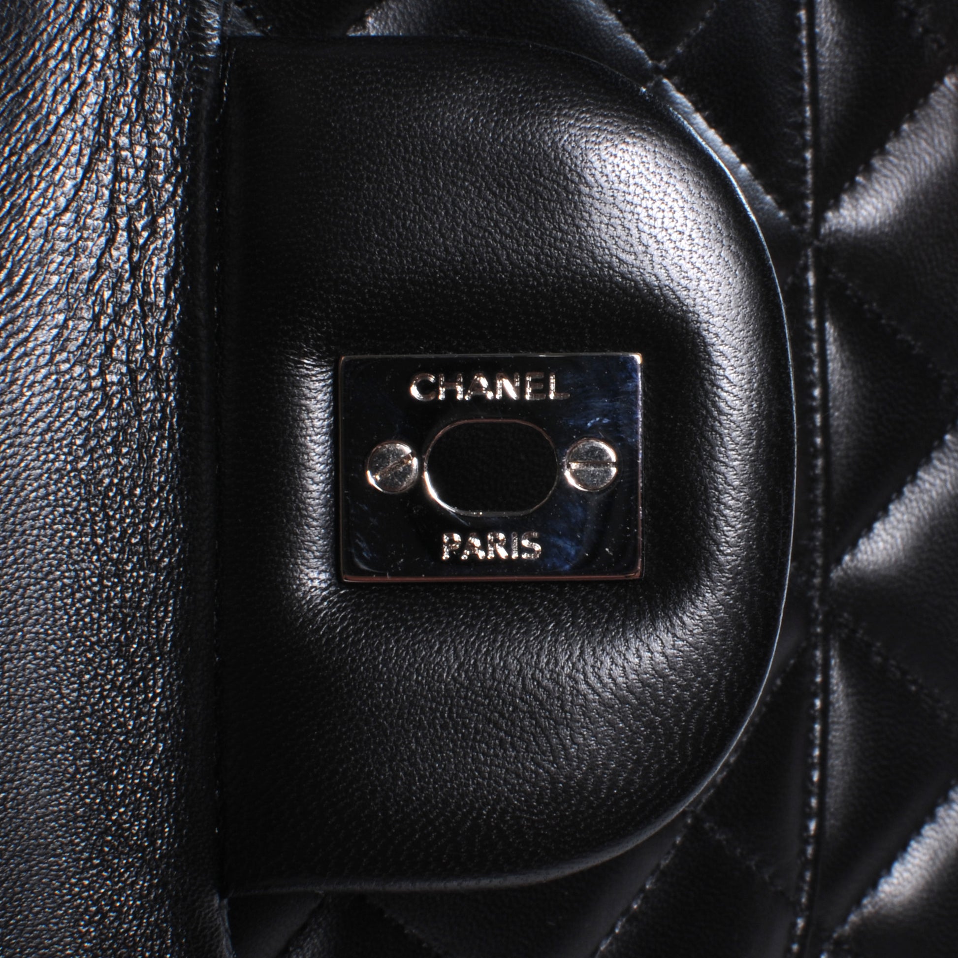 Chanel Lambskin Jumbo Double Flap Black 6 of 9