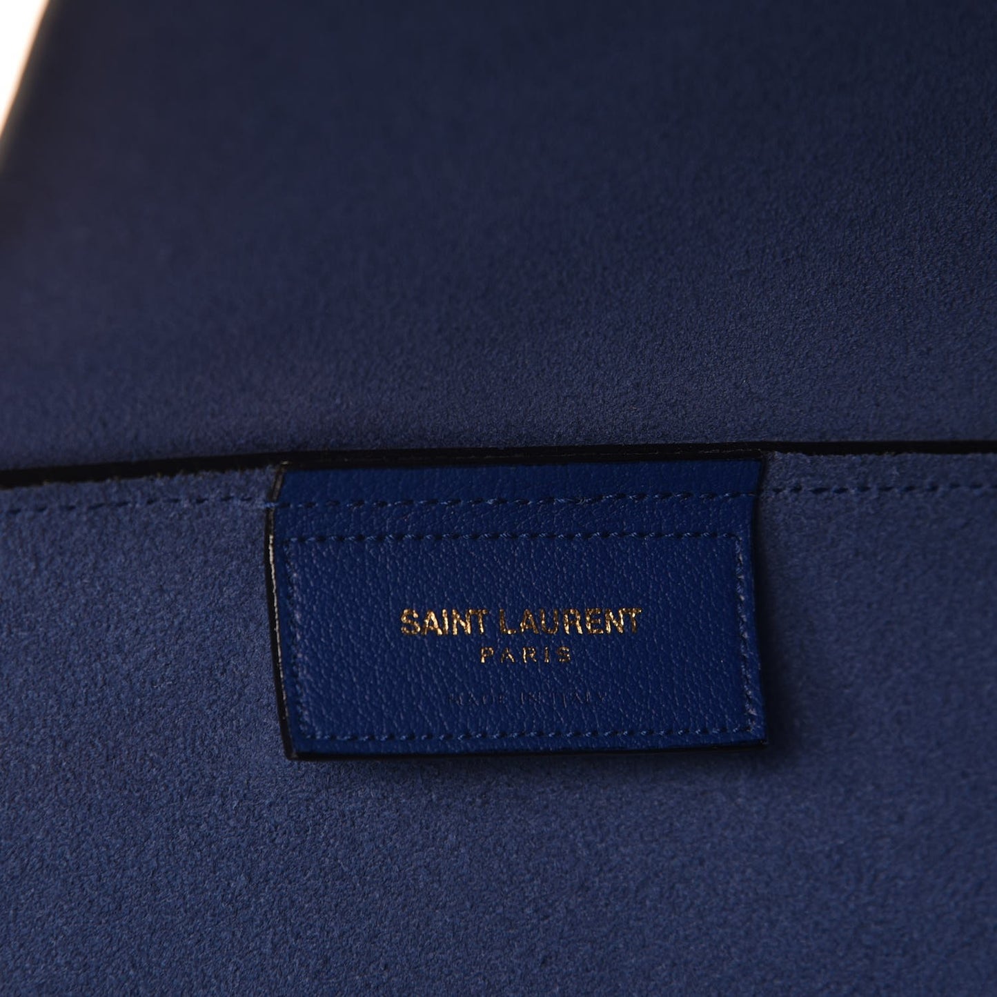 Calfskin Large Shopping Tote Ultramarine