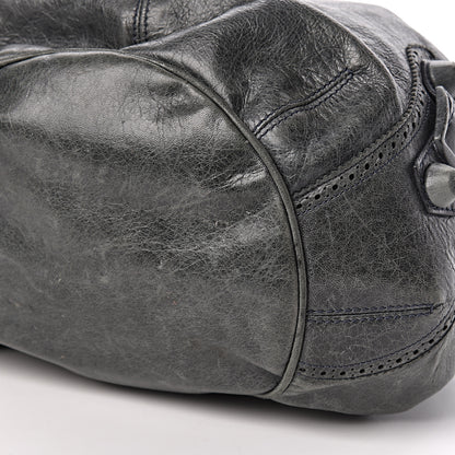 Balenciaga Agneau Giant Brogues Hardware Pompon Anthracite 16 of 18