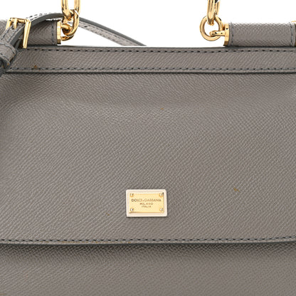 Dolce & Gabbana Dauphine Small Miss Sicily Satchel Grey 8 of 14