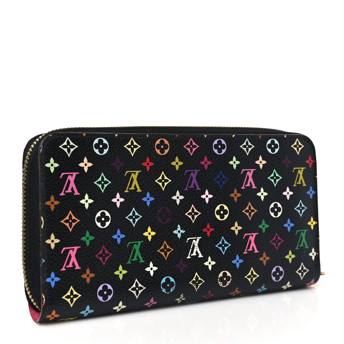 Monogram Multicolor Zippy Wallet Black Grenade