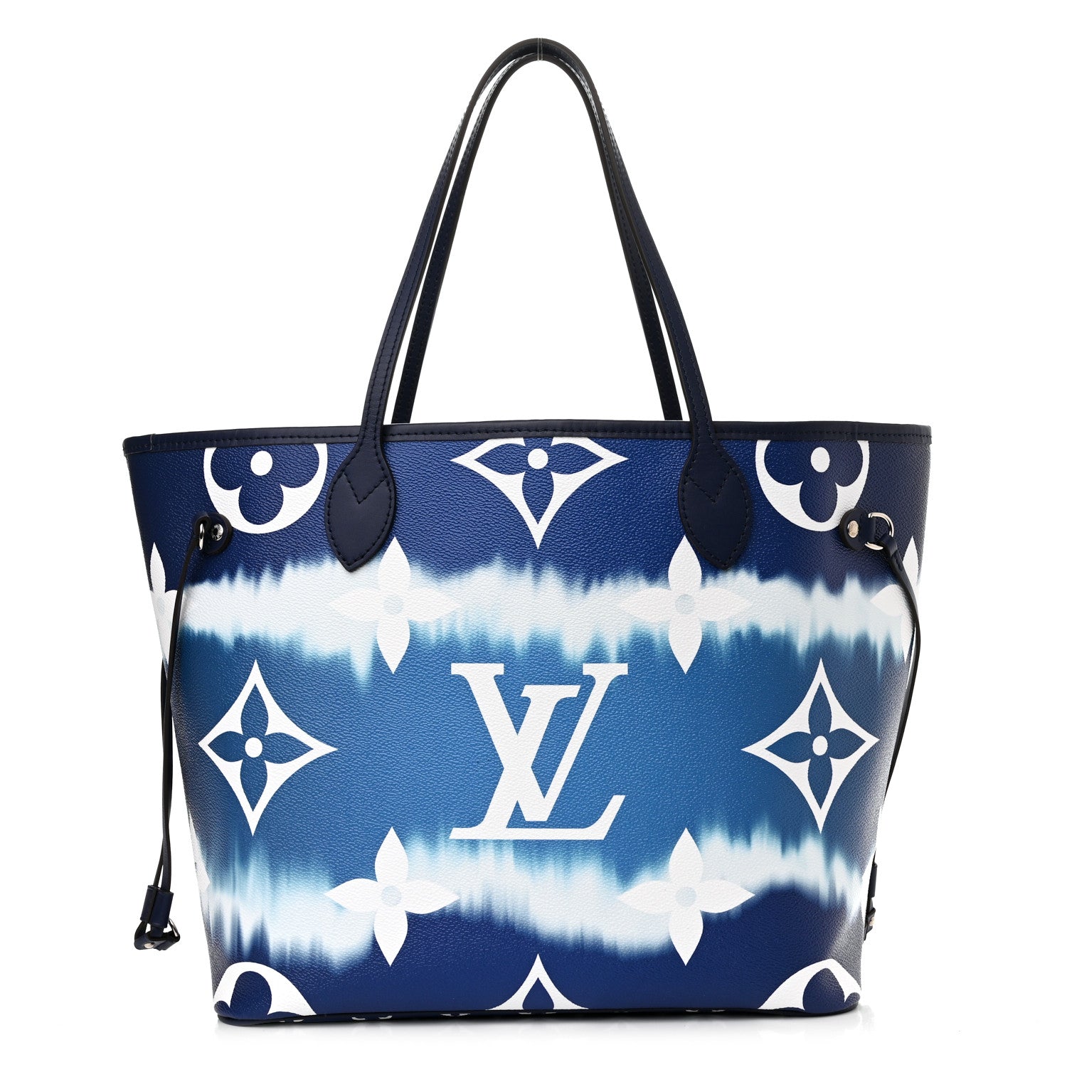 Louis Vuitton Monogram Escale Neverfull MM Blue 3 of 11