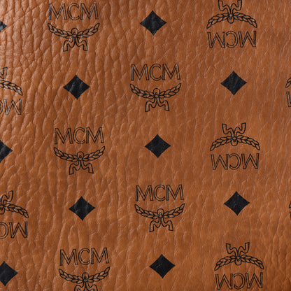 MCM Visetos Side Stud Mini Stark Backpack Cognac 11 of 11