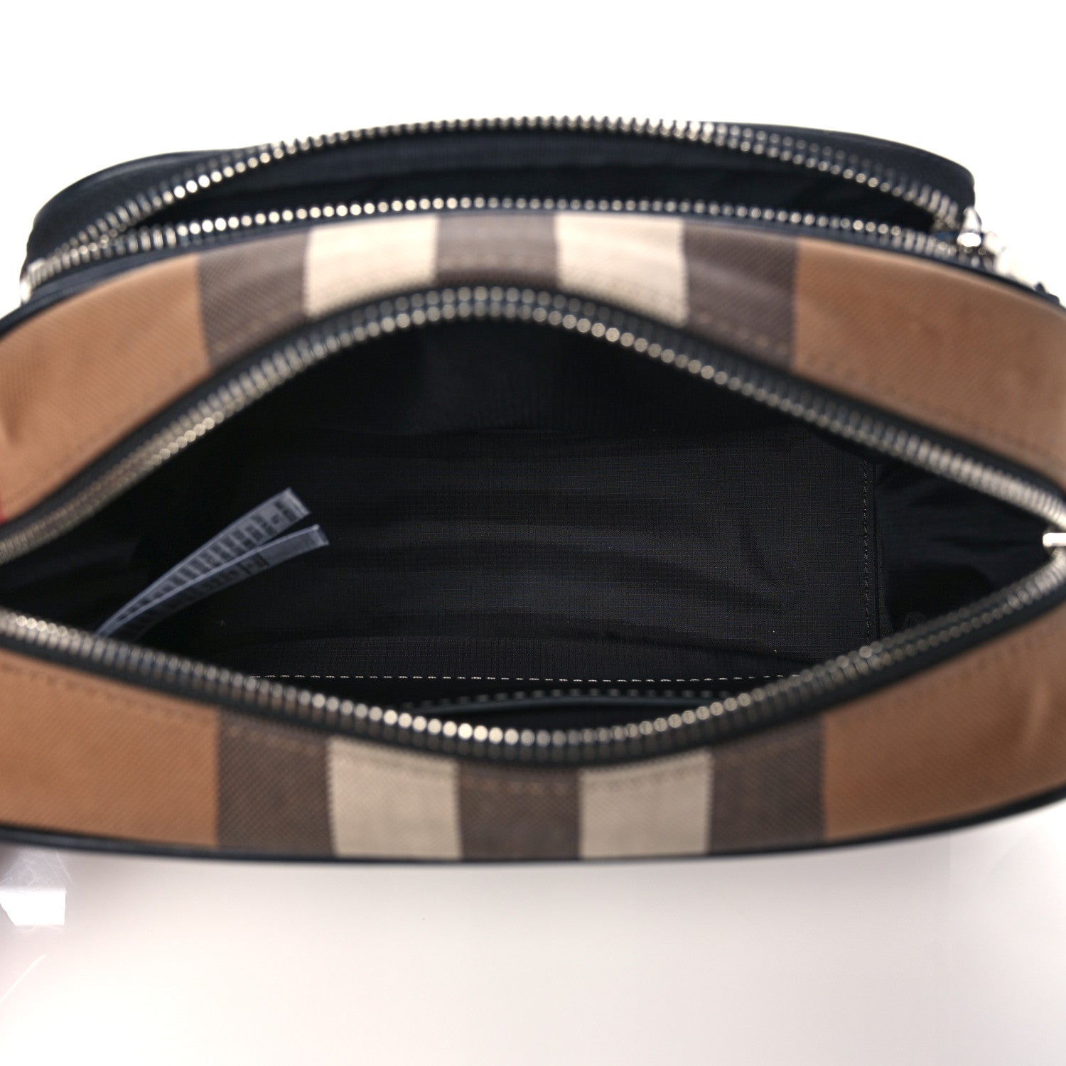 Burberry Calfskin Vintage Check Camera Bag Archive Beige 5 of 14