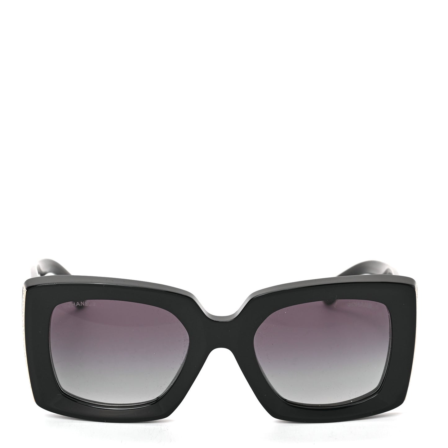 Acetate Rectangle Sunglasses 5435 Black