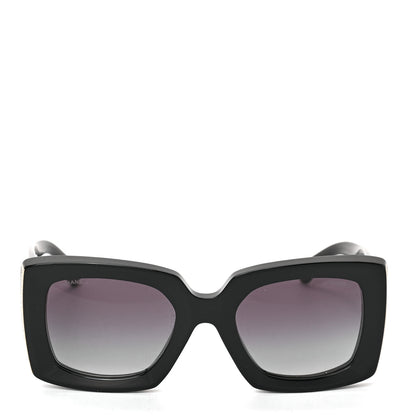 Chanel Acetate Rectangle Sunglasses 5435 Black 2 of 6
