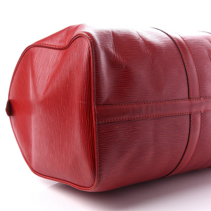 Louis Vuitton Epi Keepall 45 Castillan Red 9 of 10