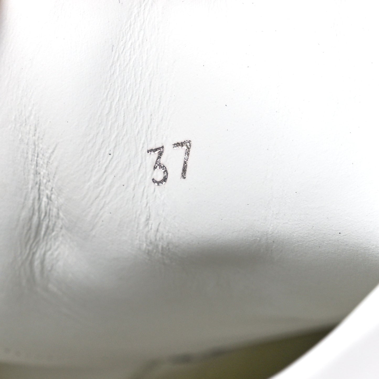 Patent Calfskin Womens Fun Vieira Flat Sneakers 37 Bianco