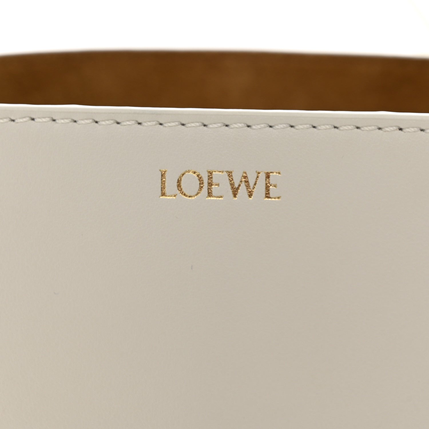 Loewe Shiny Calfskin Mini Puzzle Fold Tote Soft White Paper Craft 6 of 10