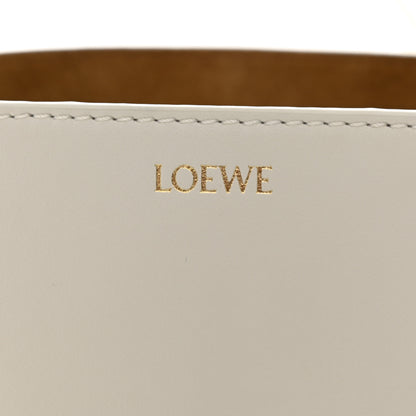 Loewe Shiny Calfskin Mini Puzzle Fold Tote Soft White Paper Craft 6 of 10