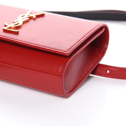 Saint Laurent Smooth Calfskin Monogram Kate Belt Bag Red 8 of 8