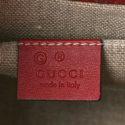 Gucci Soft Microguccissima Mini Emily Chain Shoulder Bag Rosso 6 of 9