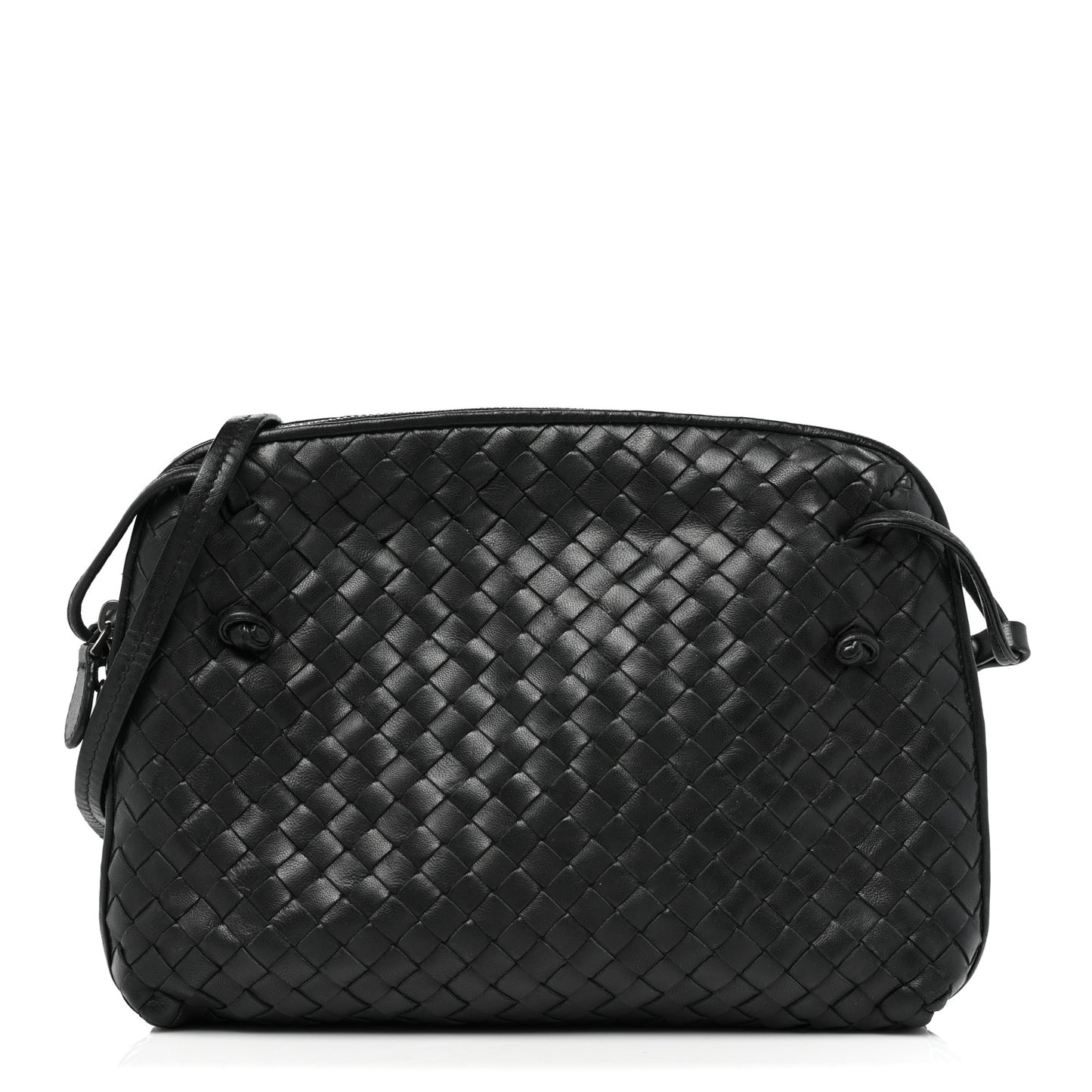 Nappa Intrecciato Nodini Bag Black
