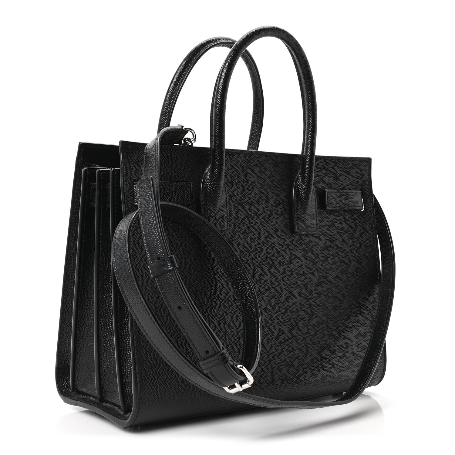 Saint Laurent Grain de Poudre Baby Sac De Jour Black 3 of 10