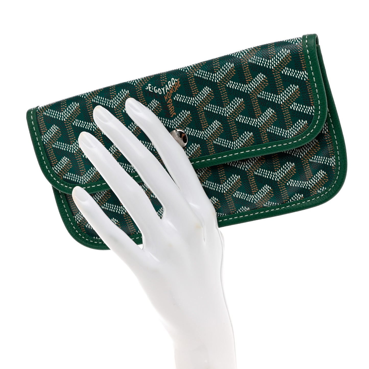Goyardine Pouch Green