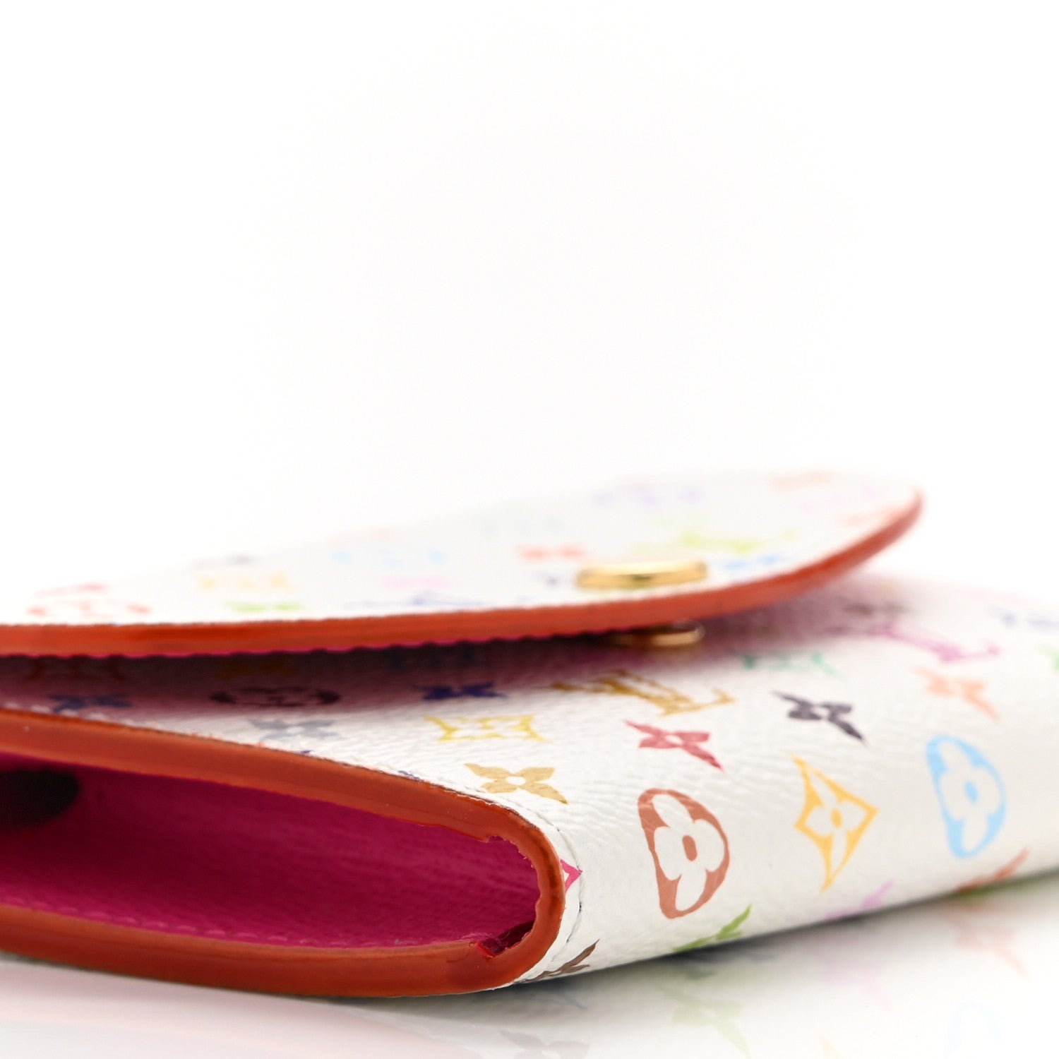 Louis Vuitton LV X TM Monogram Multicolor Rosalie Coin Purse White Kawaii Pink 7 of 8
