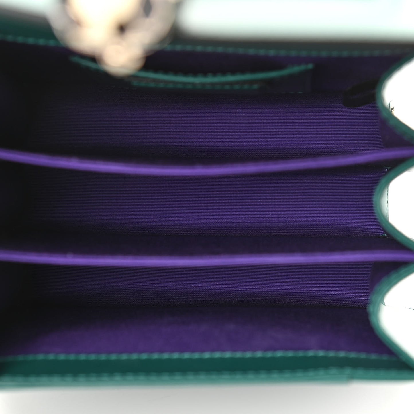 Calfskin Serpenti Forever Top Handle Emerald Green