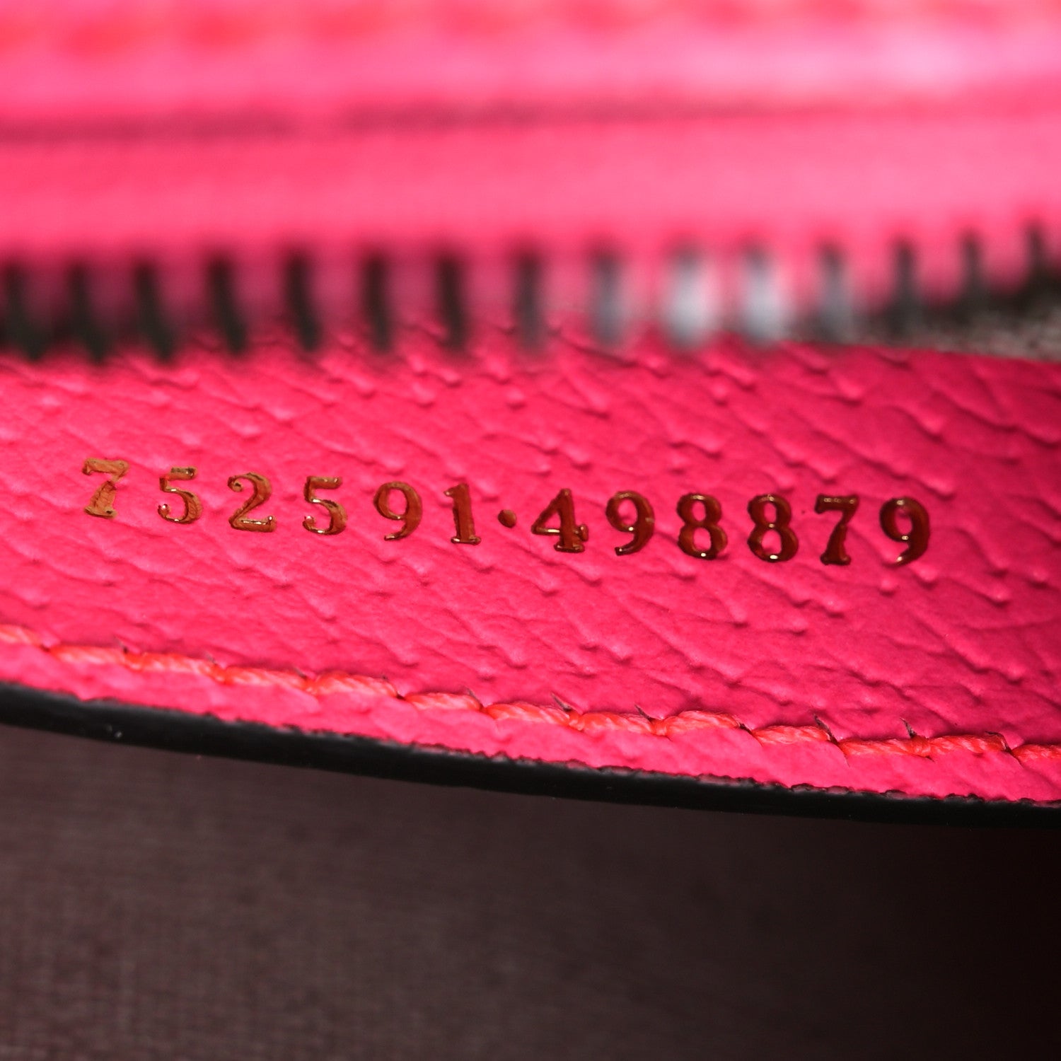 Gucci GG Supreme Monogram Textured Dollar Calfskin Web Ophidia Small Crossbody Bag Beige Ebony Fuchsia 7 of 10