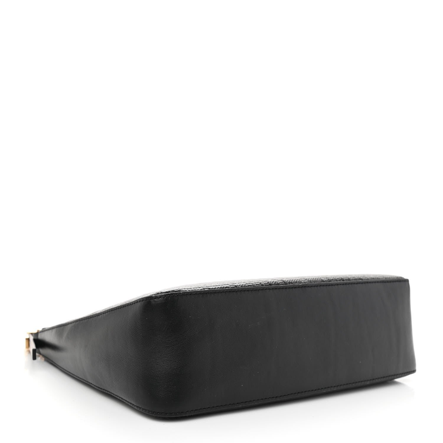 Givenchy Coated Canvas Logo 4G Embossed Small Moon Cut Out Shoulder Bag Black 4 of 9