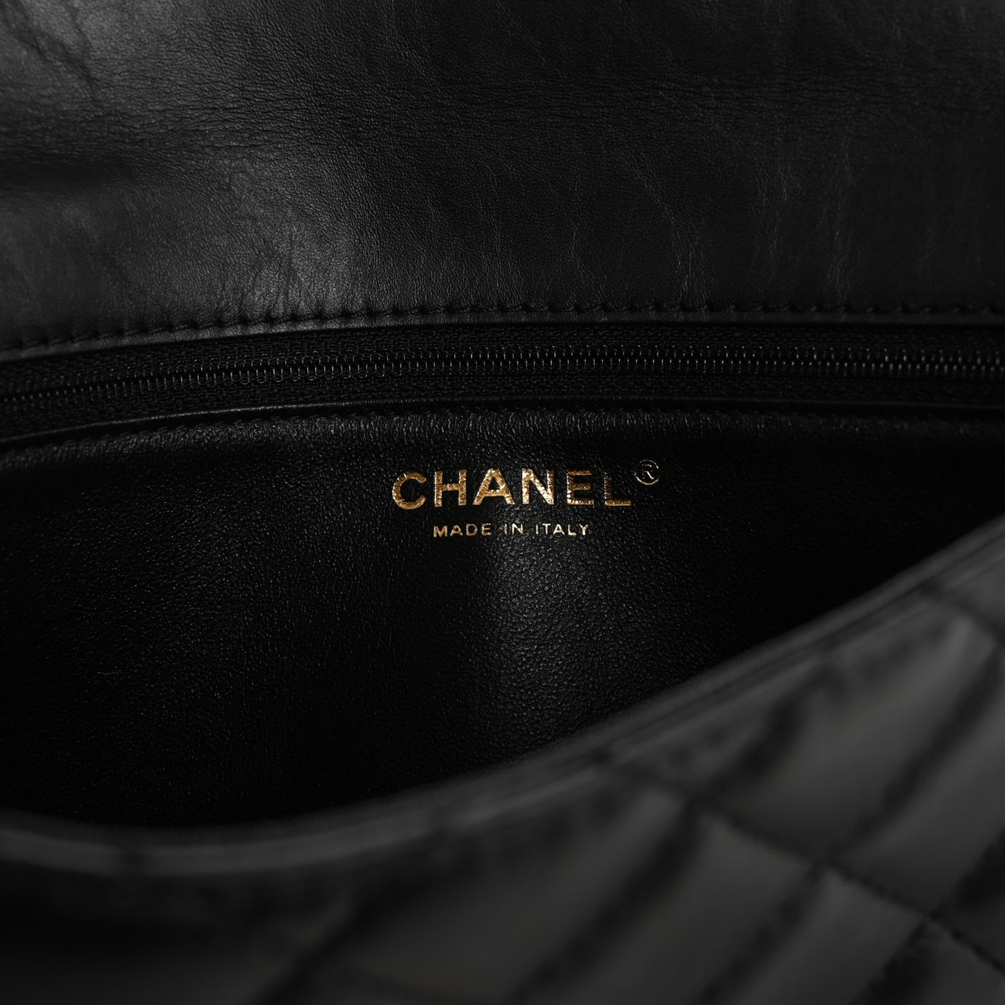 Aged Calfskin Quilted Reissue 2.55 Clutch Black