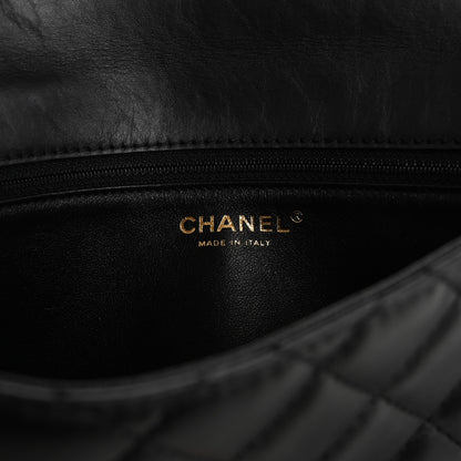 Chanel Aged Calfskin Quilted Reissue 2.55 Clutch Black 6 of 7