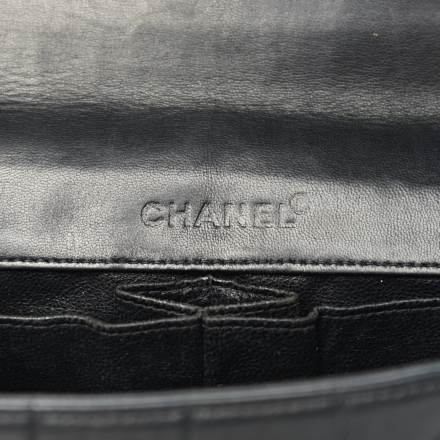 Chanel Lambskin East West Chocolate Bar Flap Black 6 of 11
