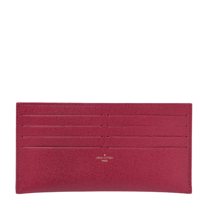 Louis Vuitton Calfskin Felicie Card Holder Insert Fuchsia 1 of 6