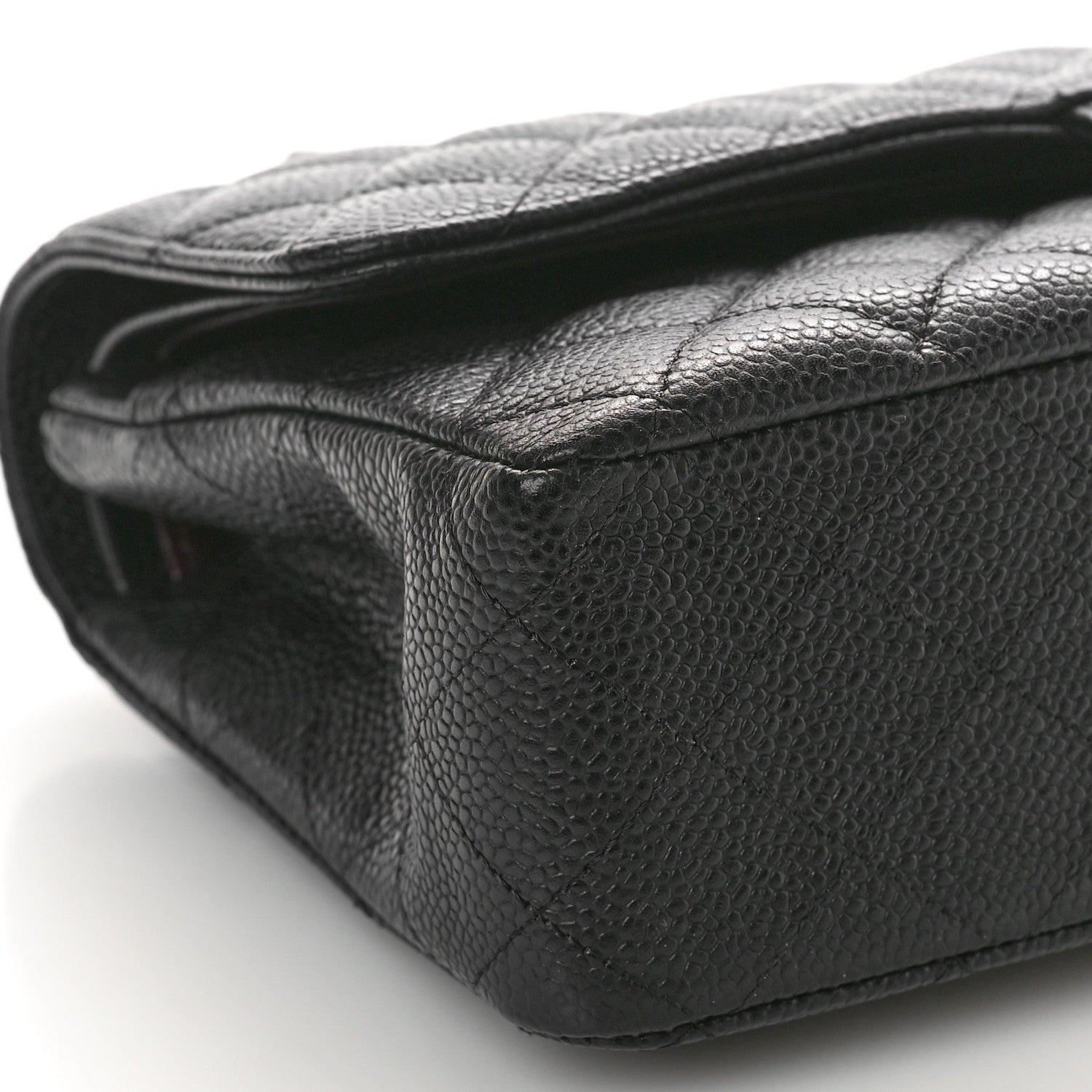Chanel Caviar Quilted Medium Double Flap Black 9 of 10