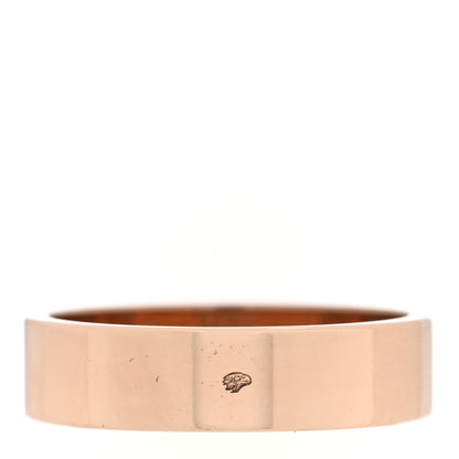 Hermes 18K Rose Gold Diamond PM Kelly Ring 54 7 3 of 5