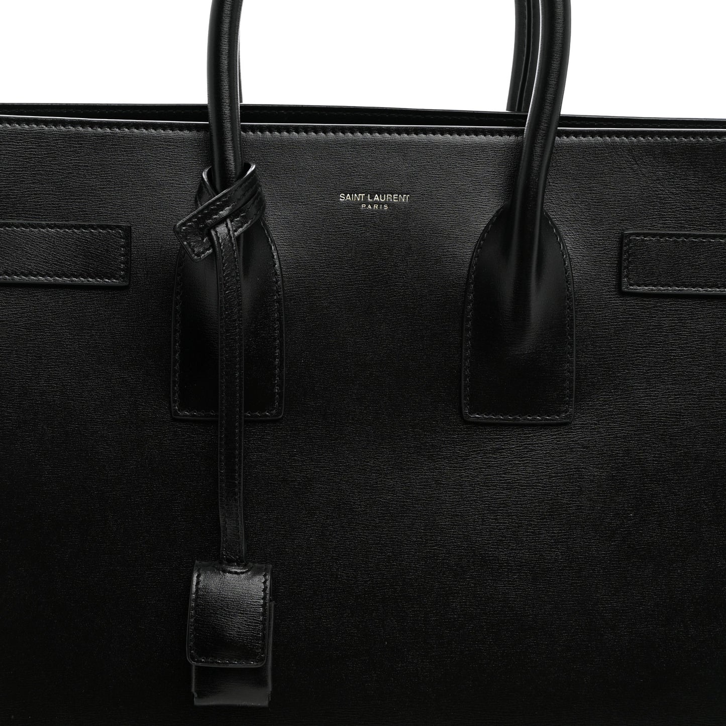 Calfskin Small Sac De Jour Black
