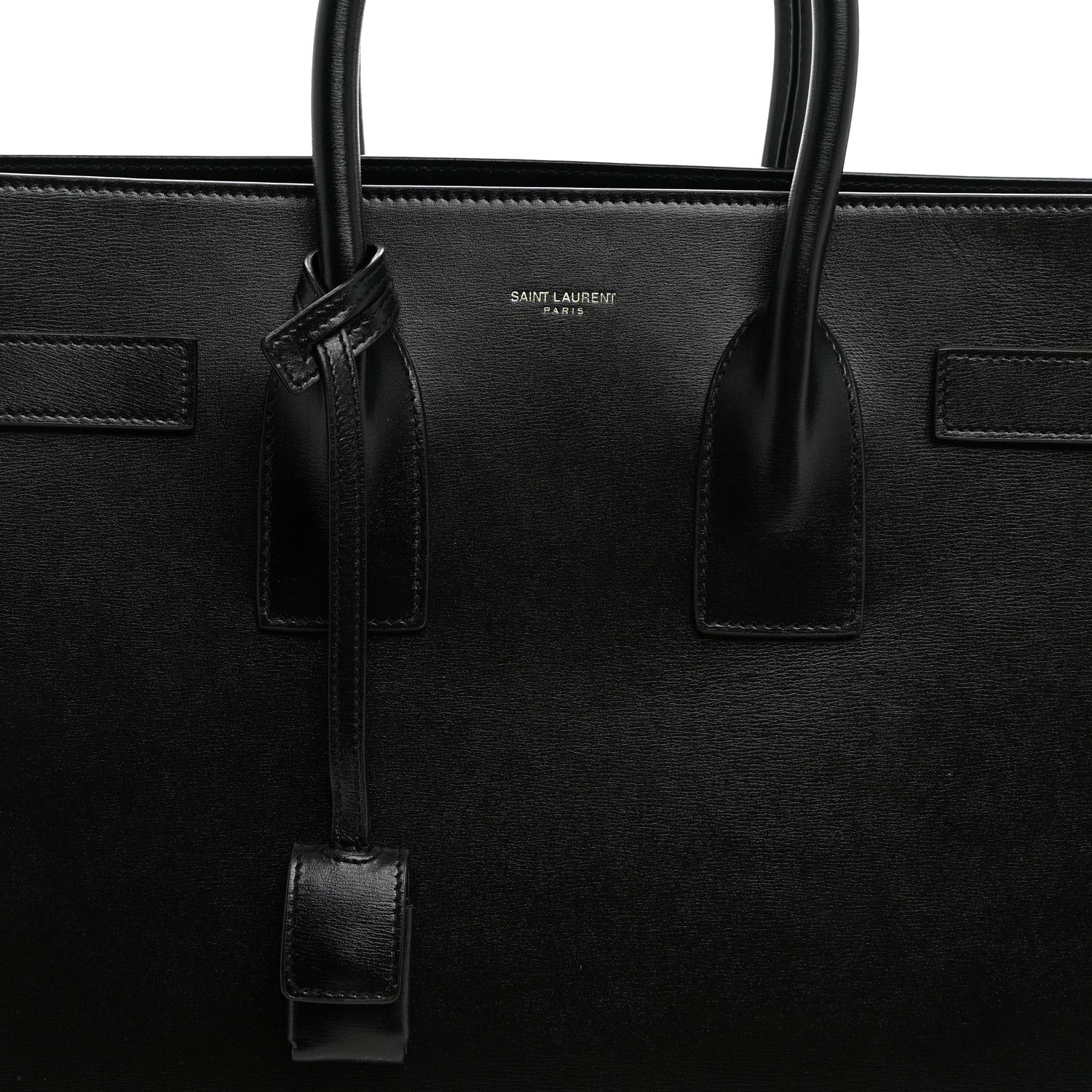 Saint Laurent Calfskin Small Sac De Jour Black 6 of 8