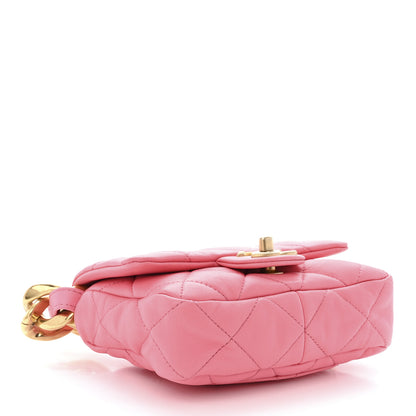 Chanel Lambskin Quilted Mini Funky Town Flap Pink 4 of 10