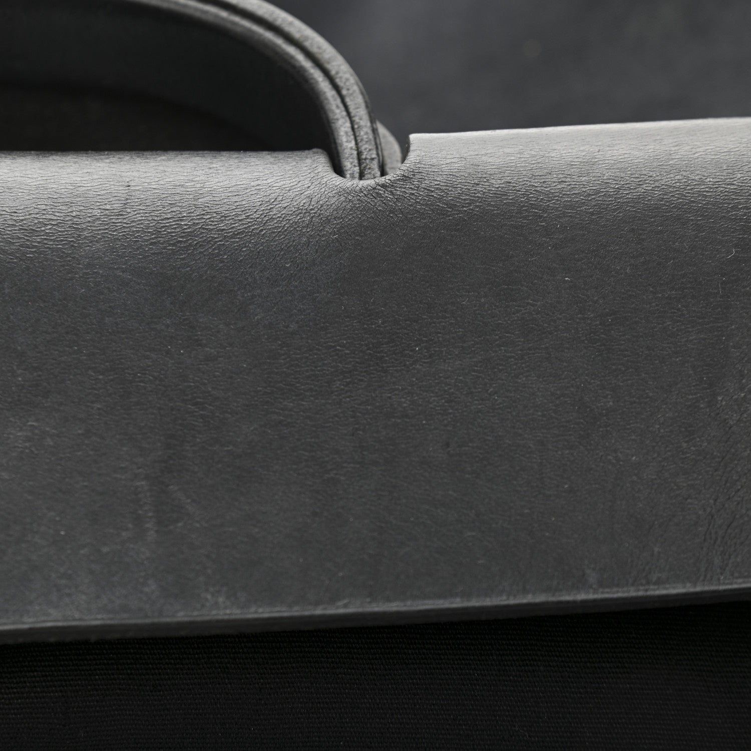 Hermes Toile Vache Calfskin Herbag 39 MM Black 15 of 17
