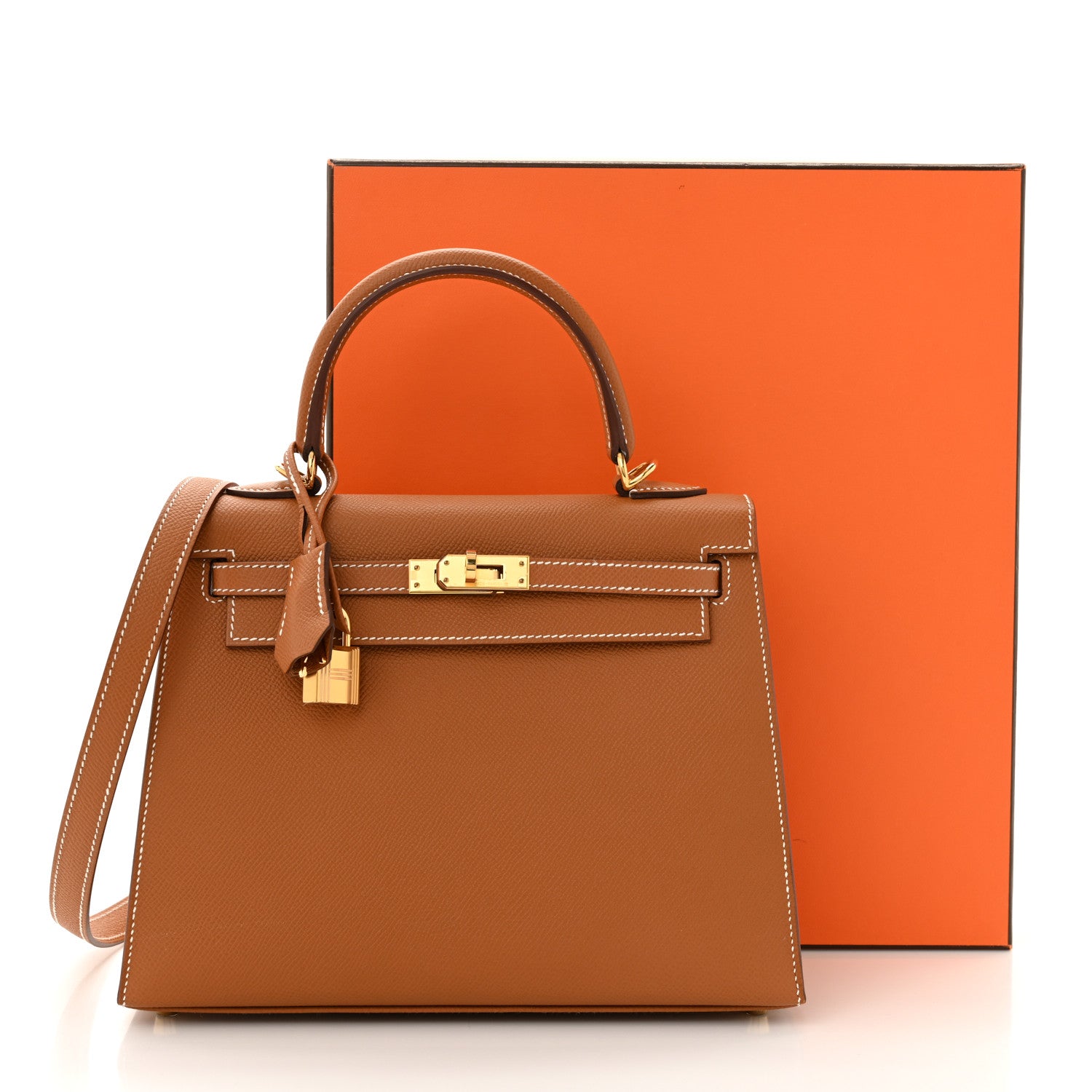 Hermes Epsom Kelly Sellier 25 Gold 11 of 11