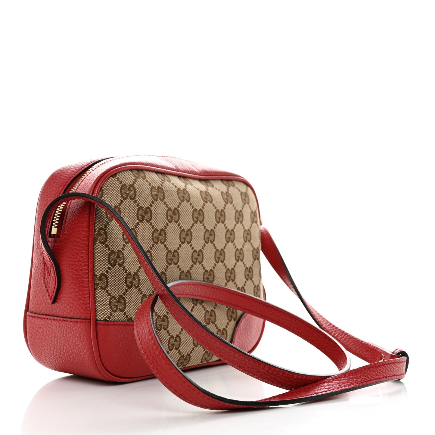 Monogram Mini Bree Messenger Bag Red
