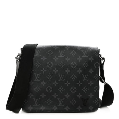 Louis Vuitton Monogram Eclipse District PM Black 1 of 9