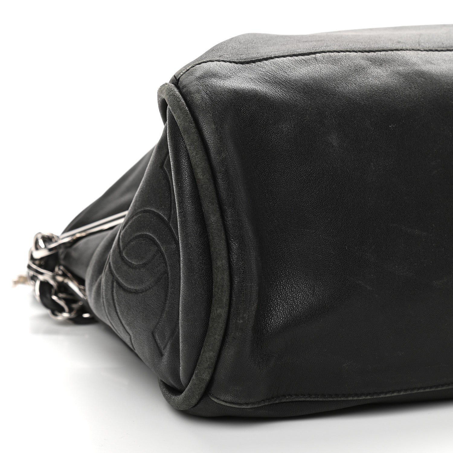 Chanel Lambskin Large Ultimate Soft Tote Black 8 of 13