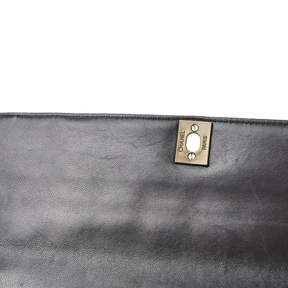 Chanel Lambskin East West Chocolate Bar Flap Black 13 of 16