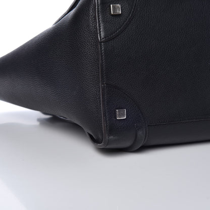 Celine Drummed Calfskin Mini Luggage Black 17 of 17