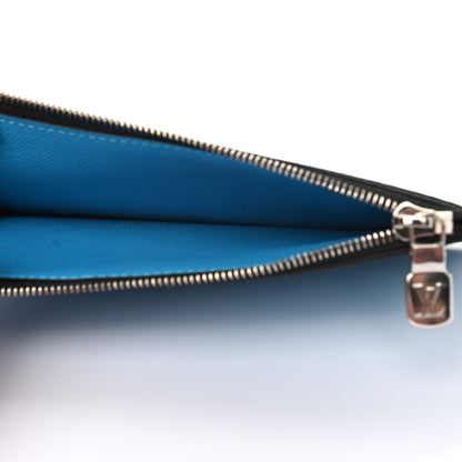 Louis Vuitton Taigarama Coin Card Holder Blue Lagoon 5 of 6
